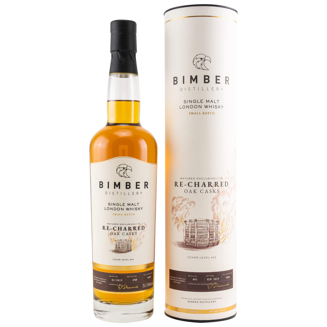 Bimber Re-Charred Oak London Single Malt Whisky 51,9% vol. 0,7 Liter