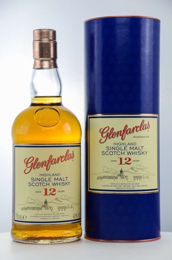 Glenfarclas 12 Jahre Single Malt Whisky 43,0% vol. - 0,7 Liter