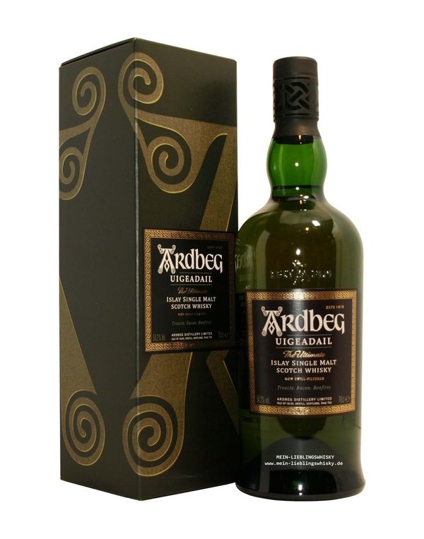 Ardbeg Uigeadail Islay Single Malt Whisky  54,2% vol. - 0,7 Liter