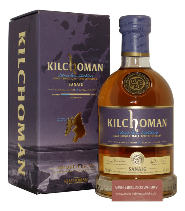 Kilchoman Sanaig Single Malt Whisky 46,0% vol. - 0,7 Liter