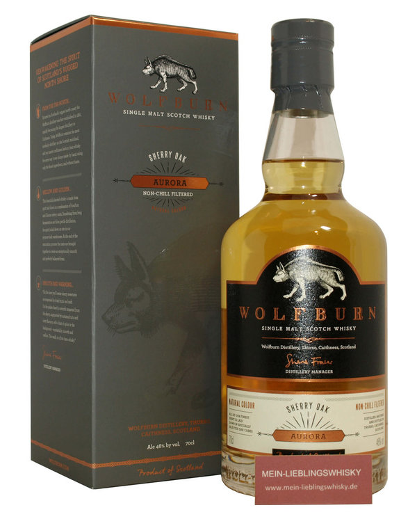 Wolfburn Aurora Single Malt Whisky 46,0% vol. - 0,7 Liter
