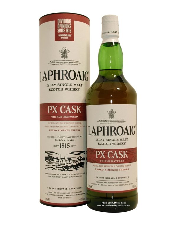 Laphroaig PX Cask Single Malt Whisky  48,0% vol. - 1,0 Liter