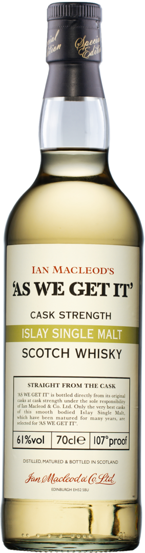 As We Get It Islay Single Malt Cask Strength 61,0% vol. - 0,7 Liter