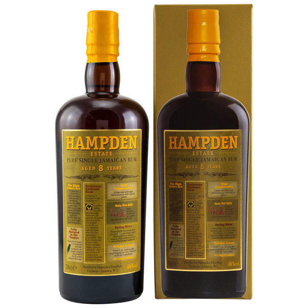 Hampden Estate Pure Single Jamaican Rum 46,0% vol. – 0,7 Liter