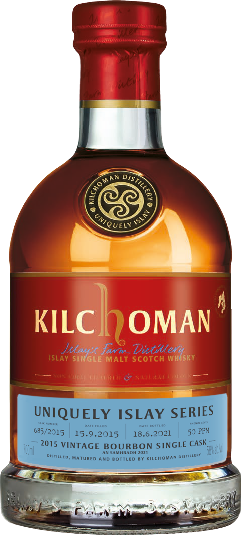Kilchoman Vintage 2015 Bourbon Cask 58,0% vol. 0,7 Liter
