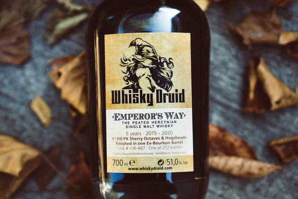 Whisky Druid Kyrö 2017/2021 – Smoked Rye Whisky 53,8% vol. 0,7 Liter