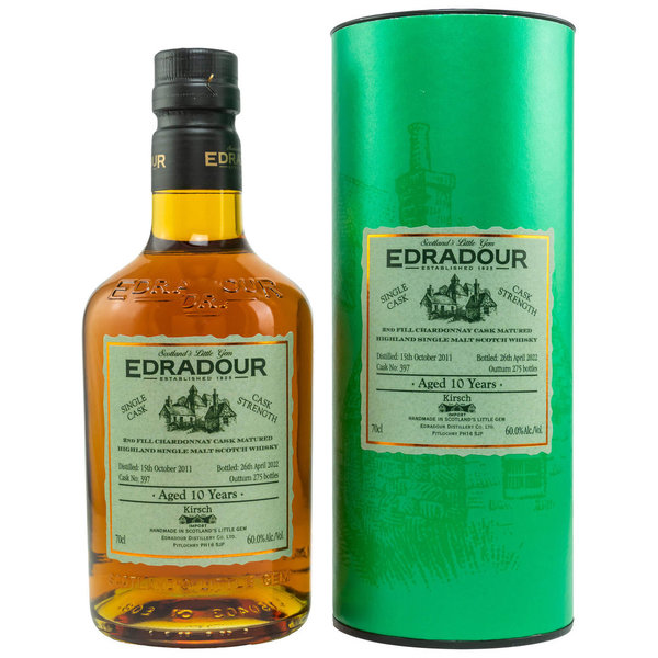 Edradour 10 Jahre Chardonnay Cask 60,0% vol. - 0,7 Liter