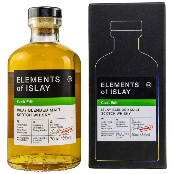 Elements of Islay Cask Edit 46,0% vol. 0,7 Liter