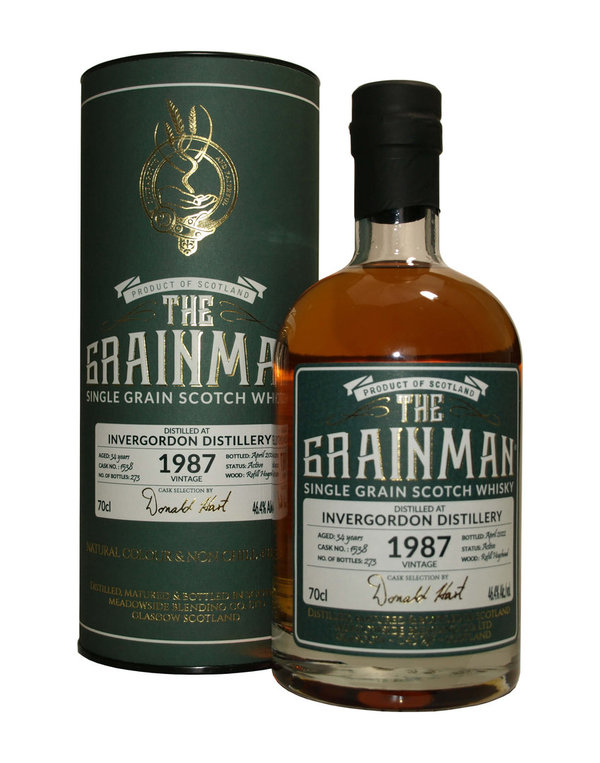 The Grainman Invergordon 34 Jahre 46,4% vol. - 0,7 Liter