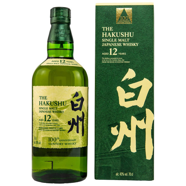 Hakushu 12 y.o. 100th Anniversary Limited Edition - 43,0% vol. - 0,7 Liter